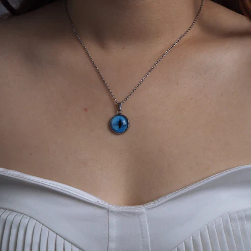 Custom Pet Eye Necklace - Image 11