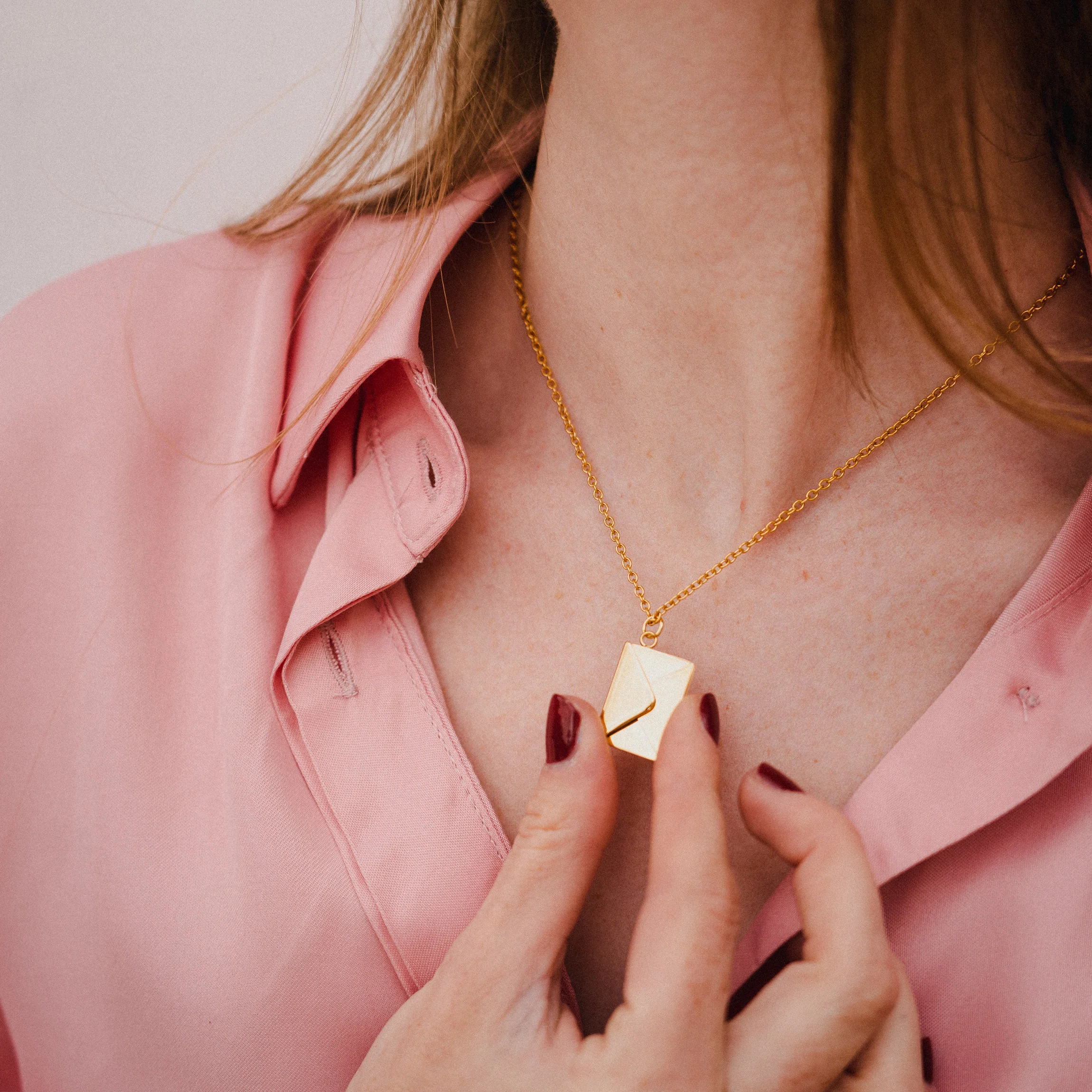 🌸2024 Spring Hot Sale✨Customized Envelope Necklace - Image 4
