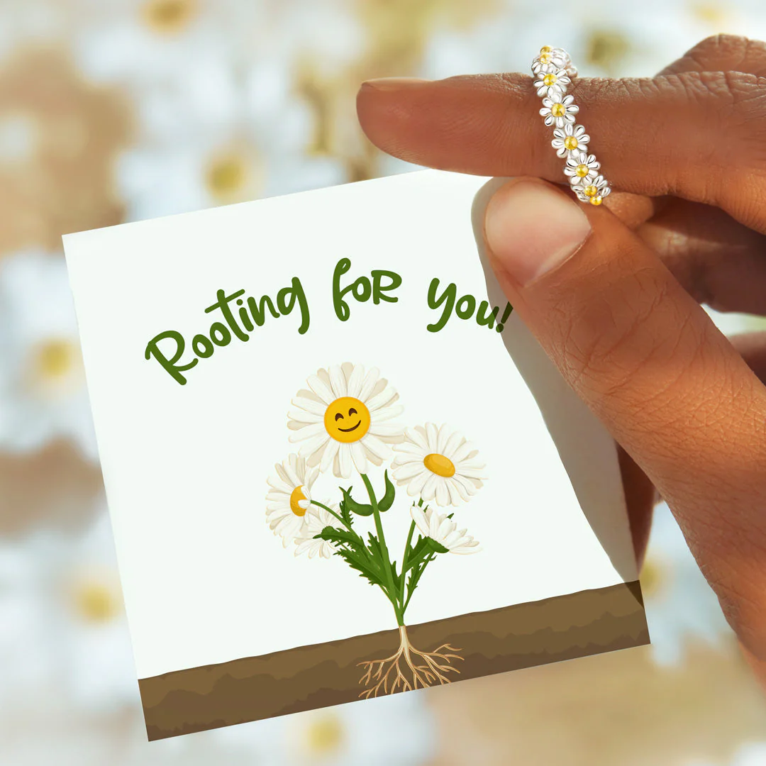 DAISY RING - Gift For Loved One, S925 Sterling Silver - Image 5