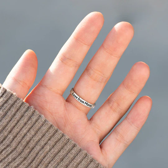 I Think About You Every Daisy Ring-Love From Mom - Image 4