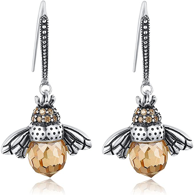 "Dancing Bee" Earrings - Image 2