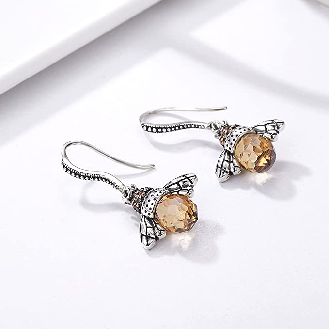 "Dancing Bee" Earrings - Image 3