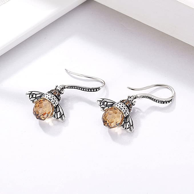 "Dancing Bee" Earrings - Image 4