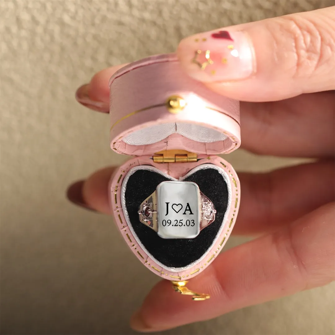 BELOVE CUSTOM INITIAL & SPECIAL DATE RING - Image 9