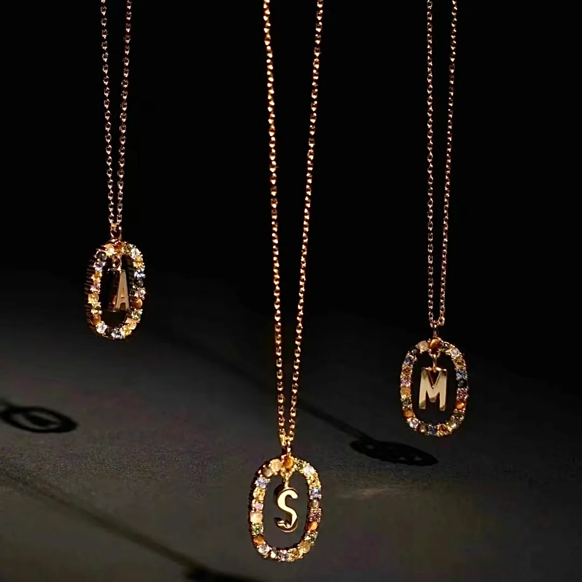 Diamond Alphabet Necklace - Define It By You - Image 10