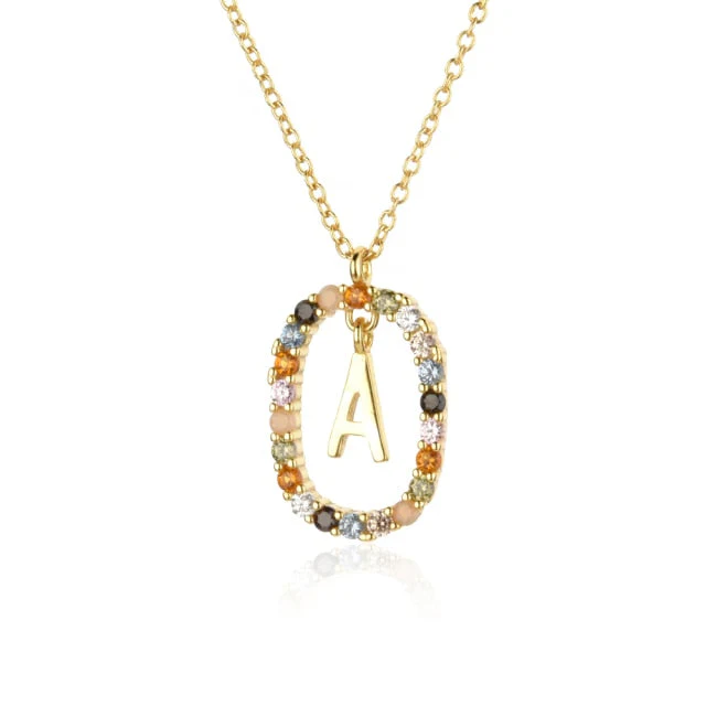 Diamond Alphabet Necklace - Define It By You - Image 11