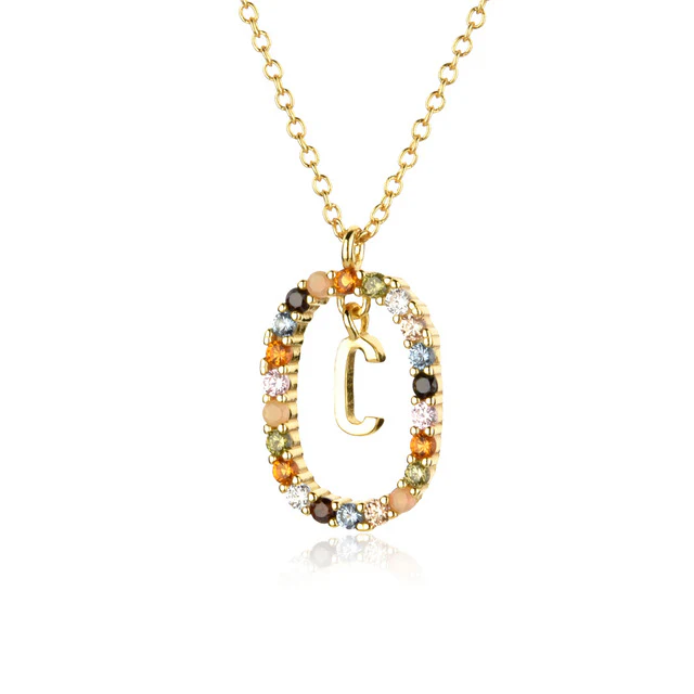 Diamond Alphabet Necklace - Define It By You - Image 13