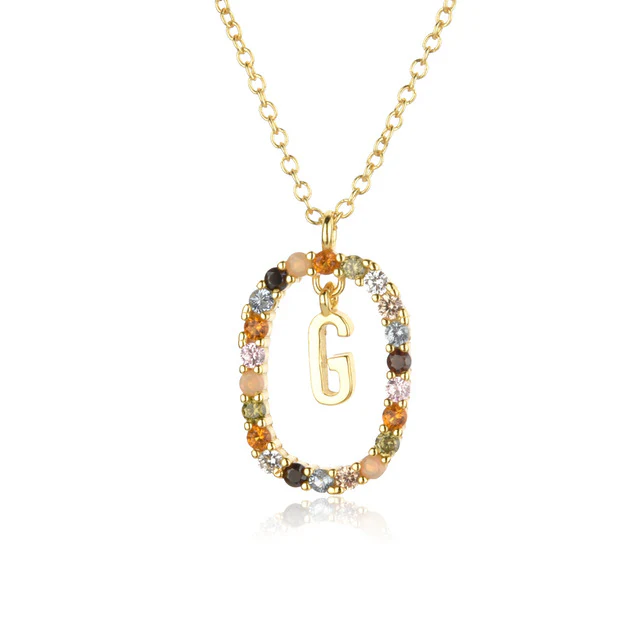 Diamond Alphabet Necklace - Define It By You - Image 17