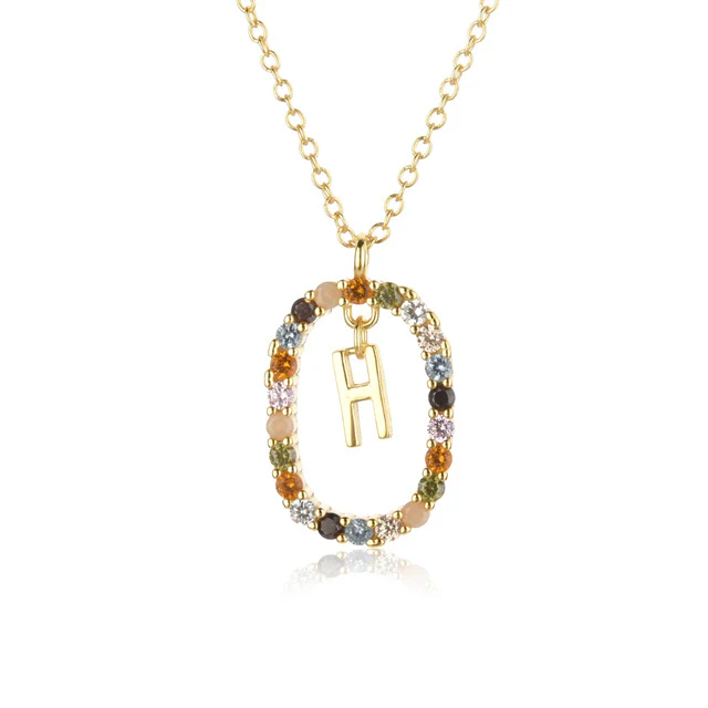 Diamond Alphabet Necklace - Define It By You - Image 18