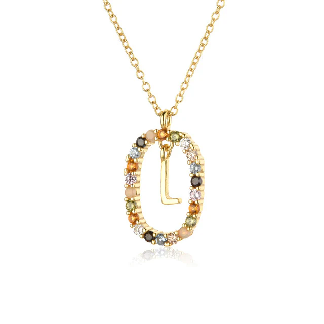 Diamond Alphabet Necklace - Define It By You - Image 22