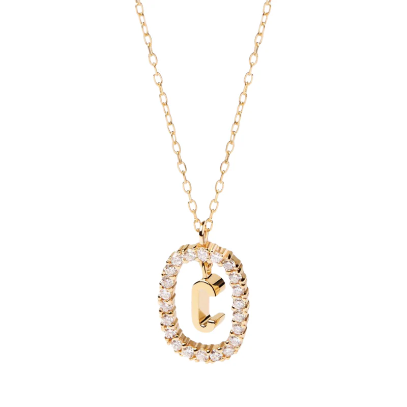 Diamond Alphabet Necklace - Define It By You - Image 39
