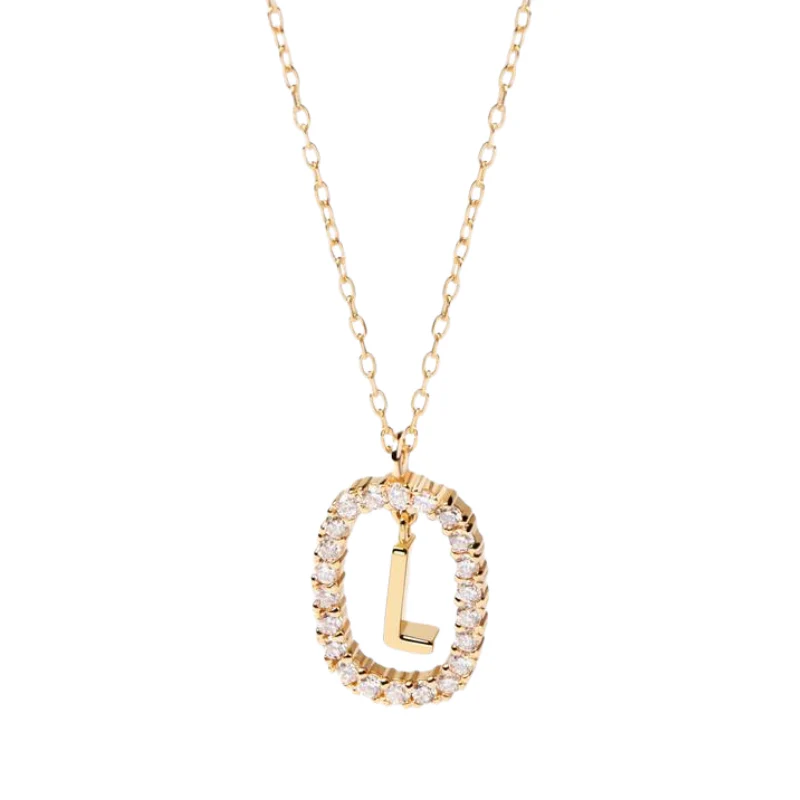 Diamond Alphabet Necklace - Define It By You - Image 48