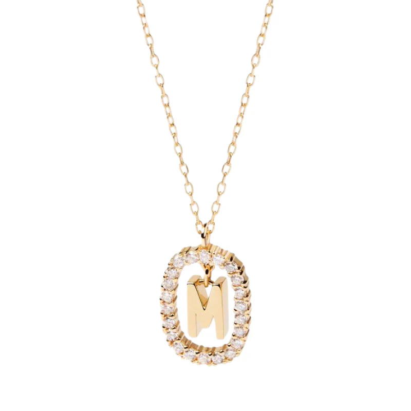 Diamond Alphabet Necklace - Define It By You - Image 49