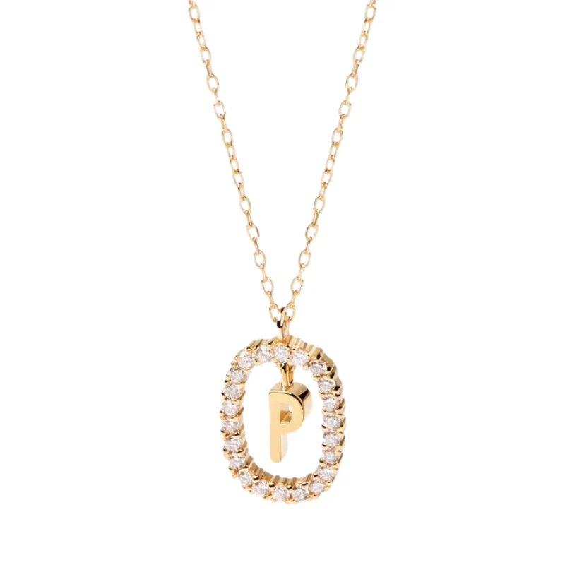 Diamond Alphabet Necklace - Define It By You - Image 52