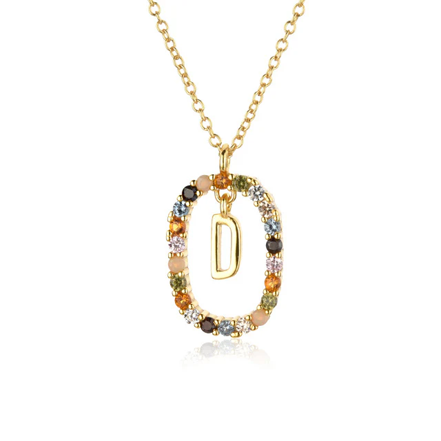 Diamond Alphabet Necklace - Define It By You - Image 14