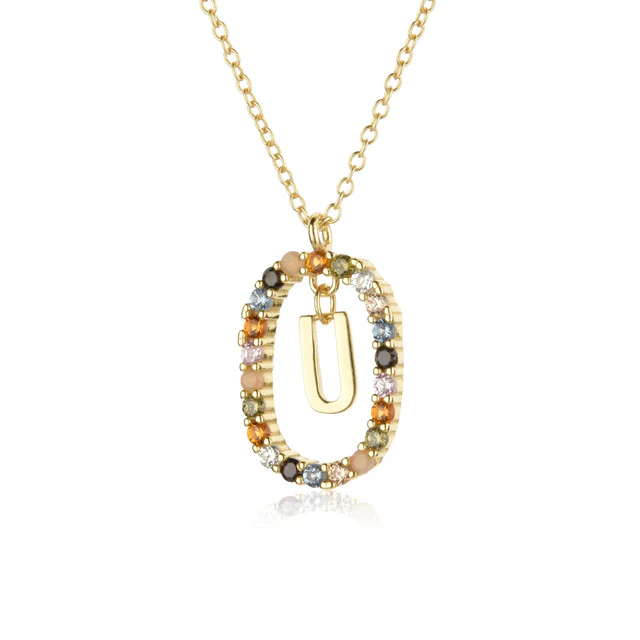 Diamond Alphabet Necklace - Define It By You - Image 31