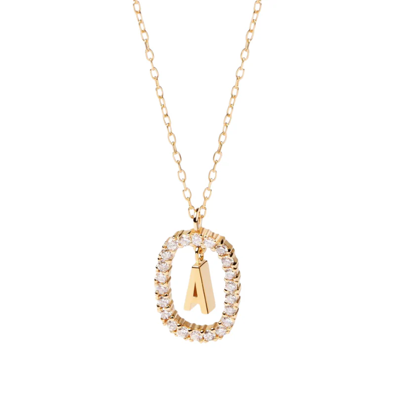 Diamond Alphabet Necklace - Define It By You - Image 37