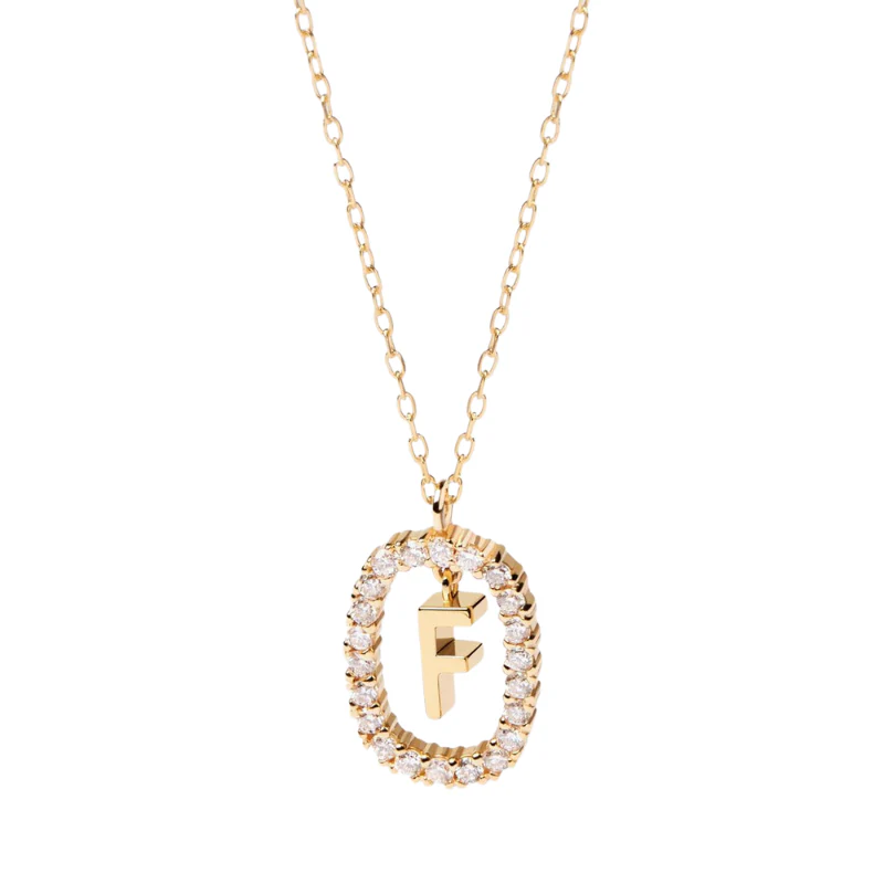 Diamond Alphabet Necklace - Define It By You - Image 42