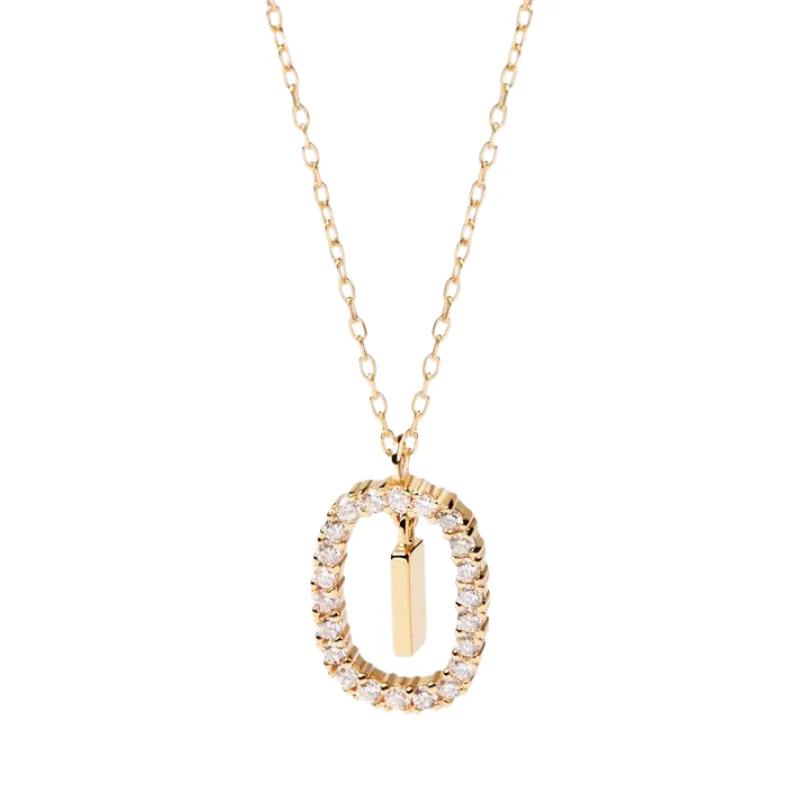 Diamond Alphabet Necklace - Define It By You - Image 45