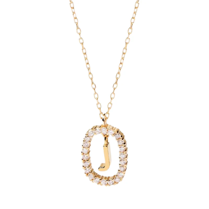 Diamond Alphabet Necklace - Define It By You - Image 46