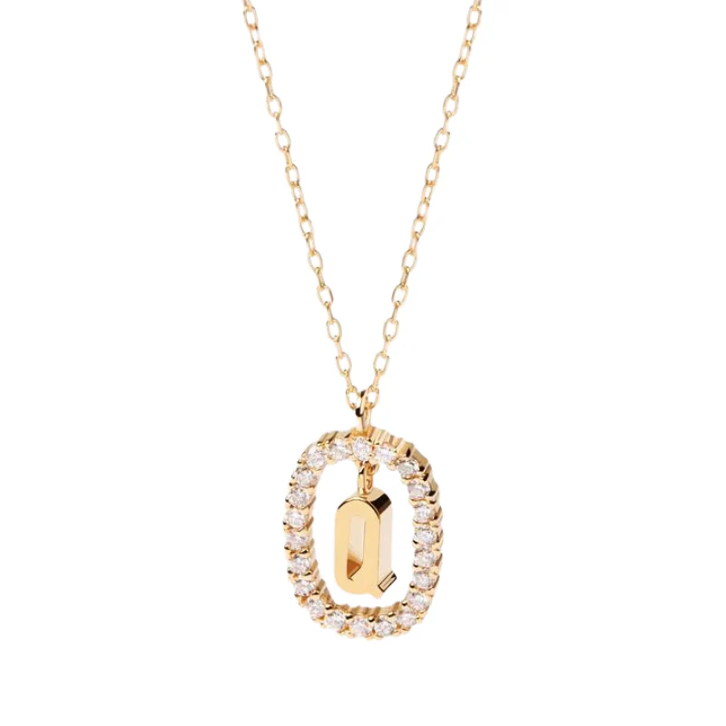 Diamond Alphabet Necklace - Define It By You - Image 53