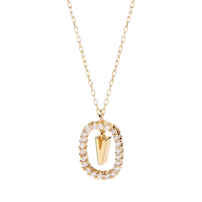 Diamond Alphabet Necklace - Define It By You - Image 58