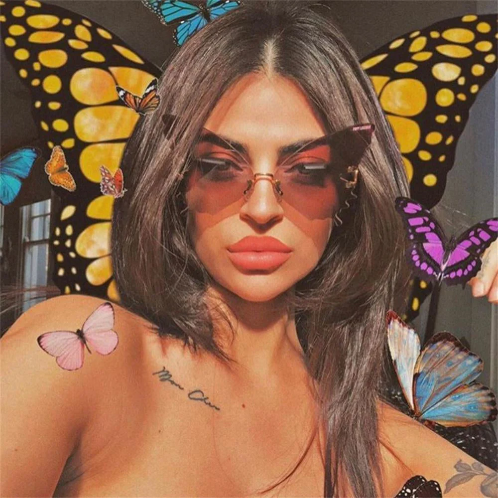 Diamond Butterfly Sunglasses - Image 2