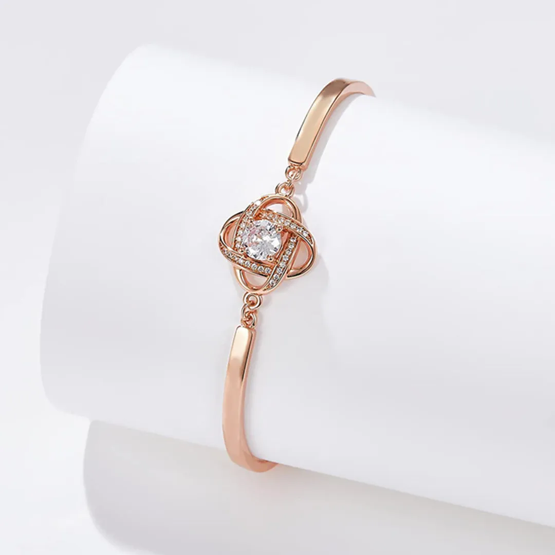FOR DAUGHTER - I AM ALWAYS WITH YOU DIAMOND KNOT BRACELET - Image 7