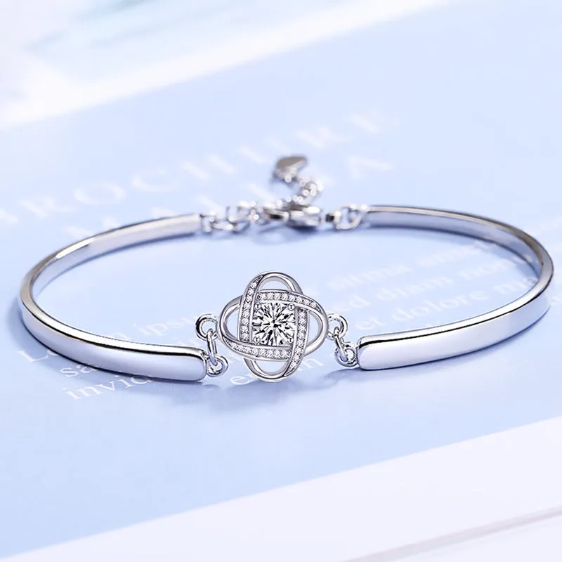FOR DAUGHTER - I AM ALWAYS WITH YOU DIAMOND KNOT BRACELET - Image 9