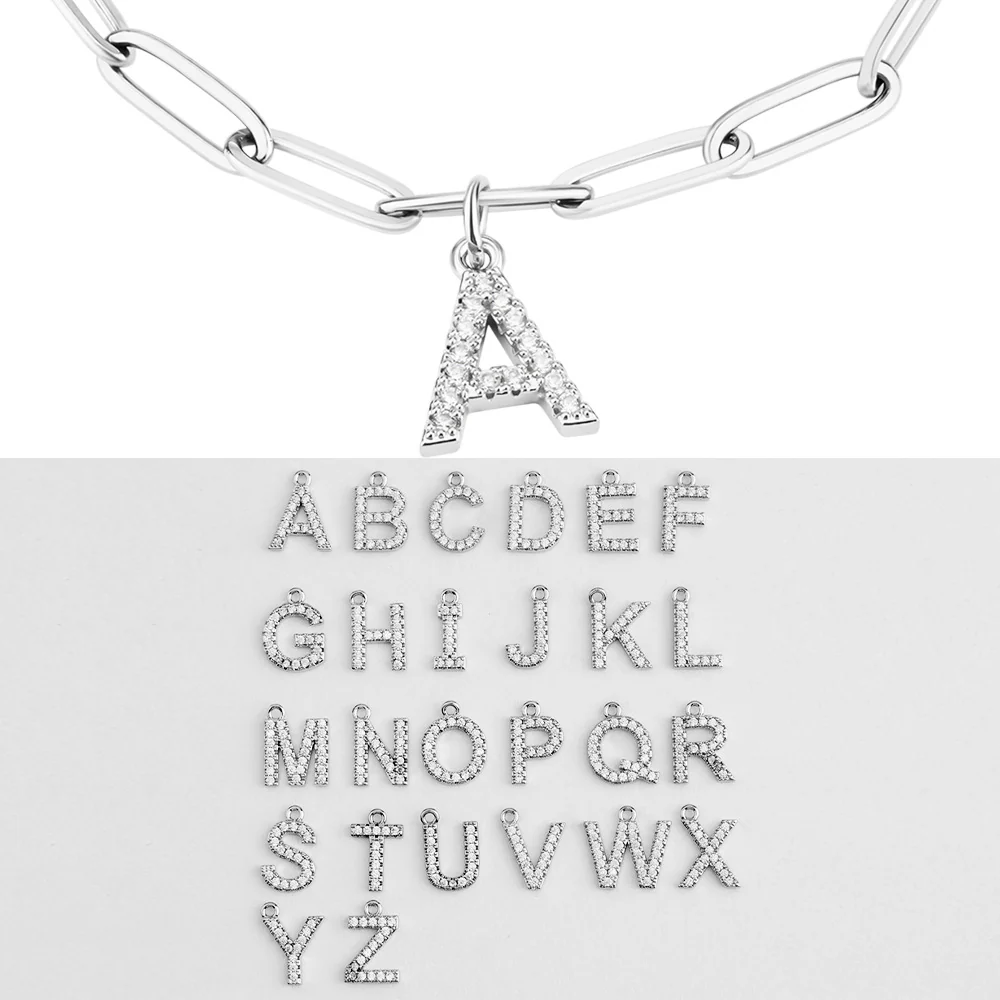 Minimalist Personalized Diamond Letter Bracelet - Image 10