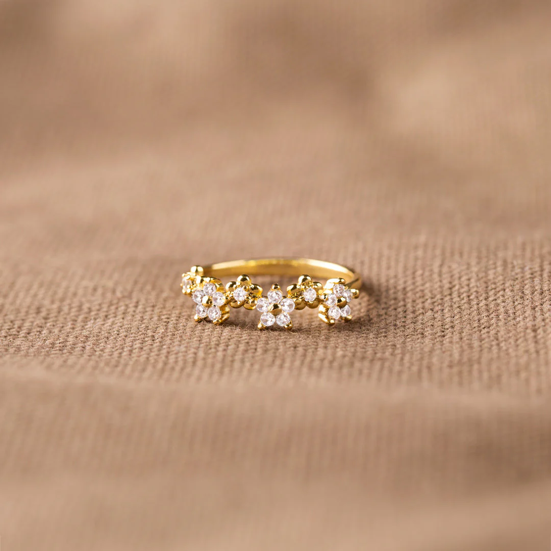 Different Flower From The Same Garden Floral Ring - Image 5