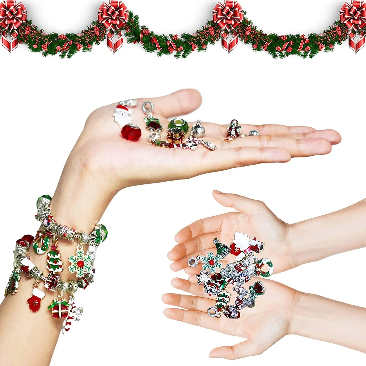 🎄DIY CHRISTMAS ADVENT CALENDAR BRACELETS SET - Image 13