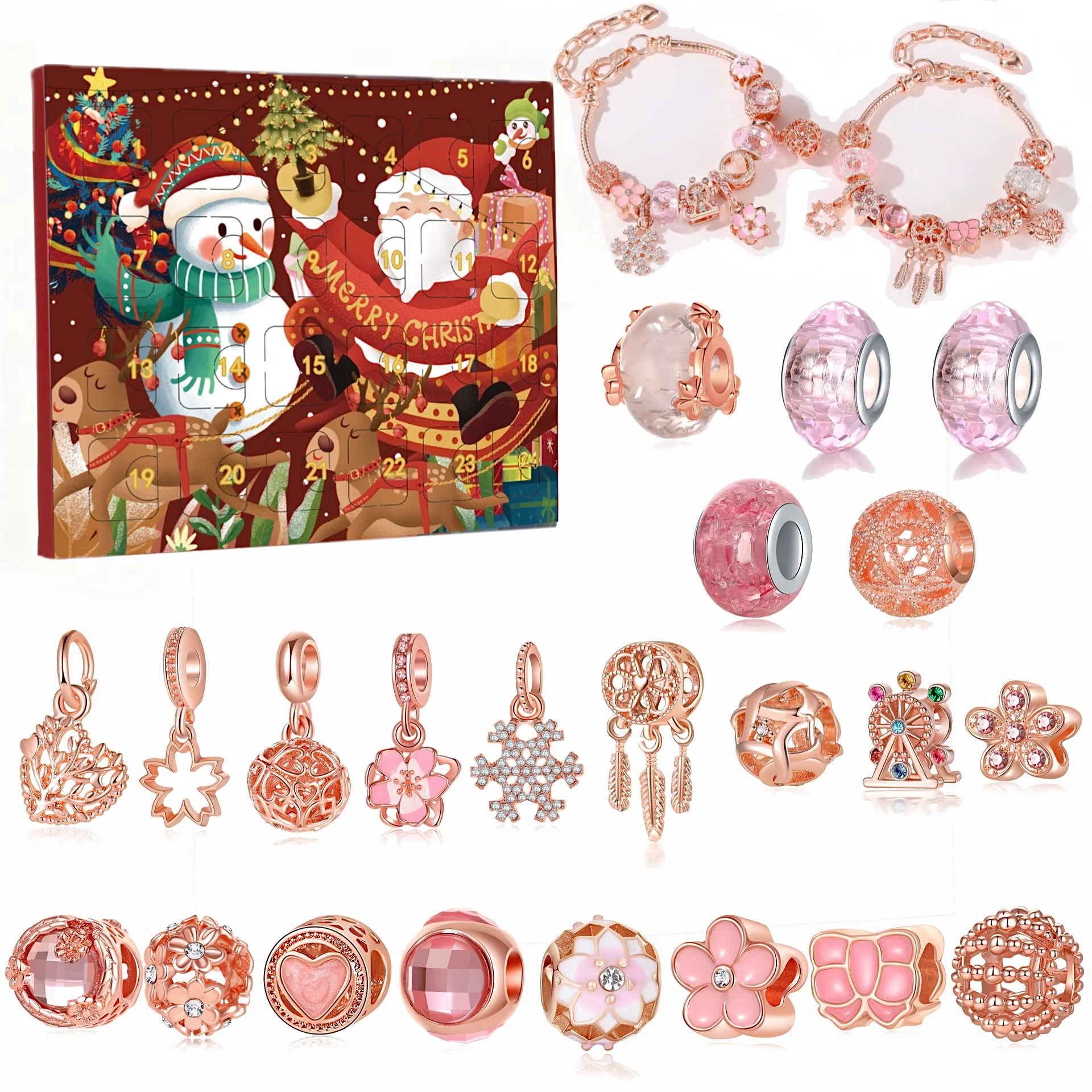 🎄DIY CHRISTMAS ADVENT CALENDAR BRACELETS SET - Image 6