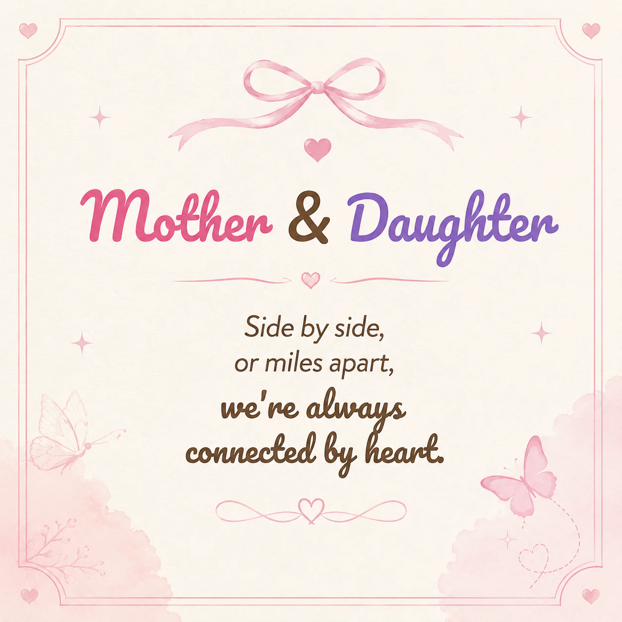 Mother&Daughter Connected By Heart Double Birthstones Bracelet - Image 10