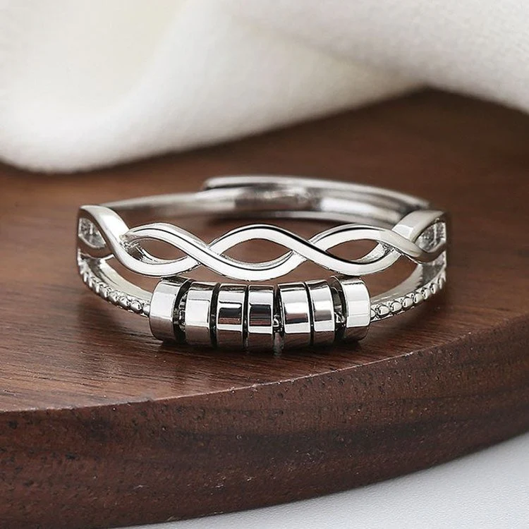 For Daughter - Drive Away Your Anxiety Infinity Fidget Ring - Image 3