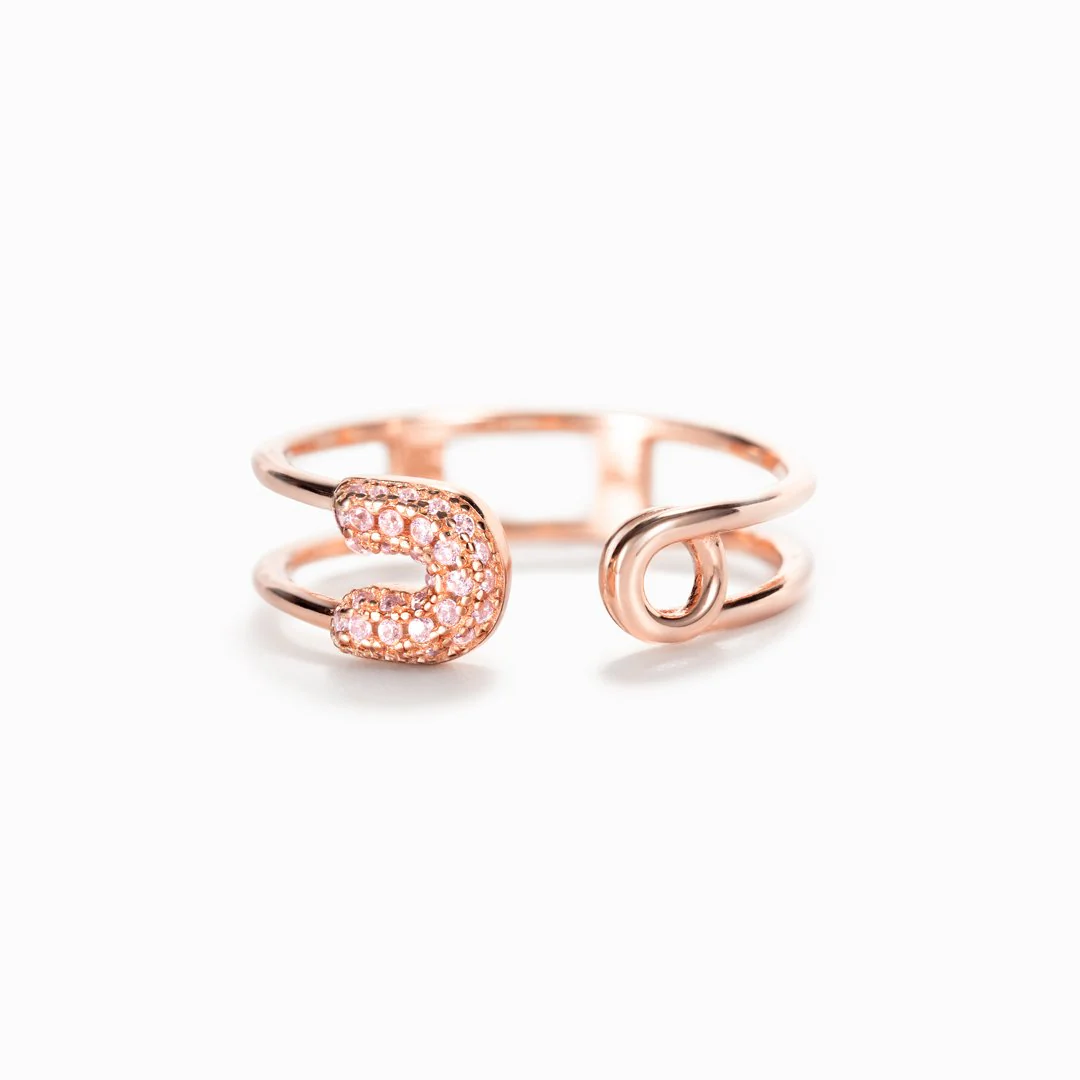 Drive Safe, Mom Safety Pin Ring