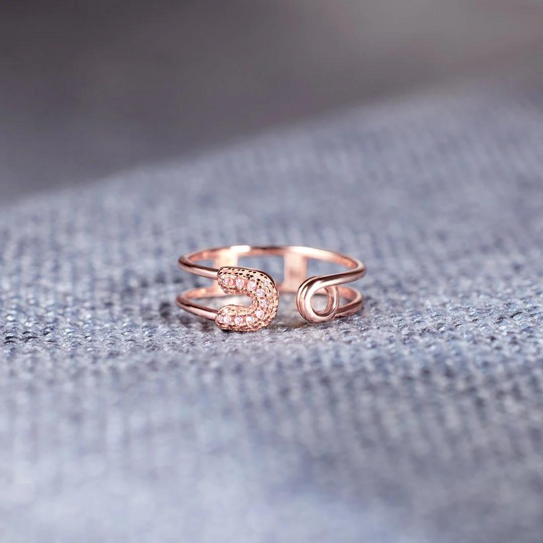Drive Safe, Mom Safety Pin Ring - Image 9