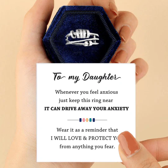Anxiety Relieving Enamel Fidget Ring - Image 5