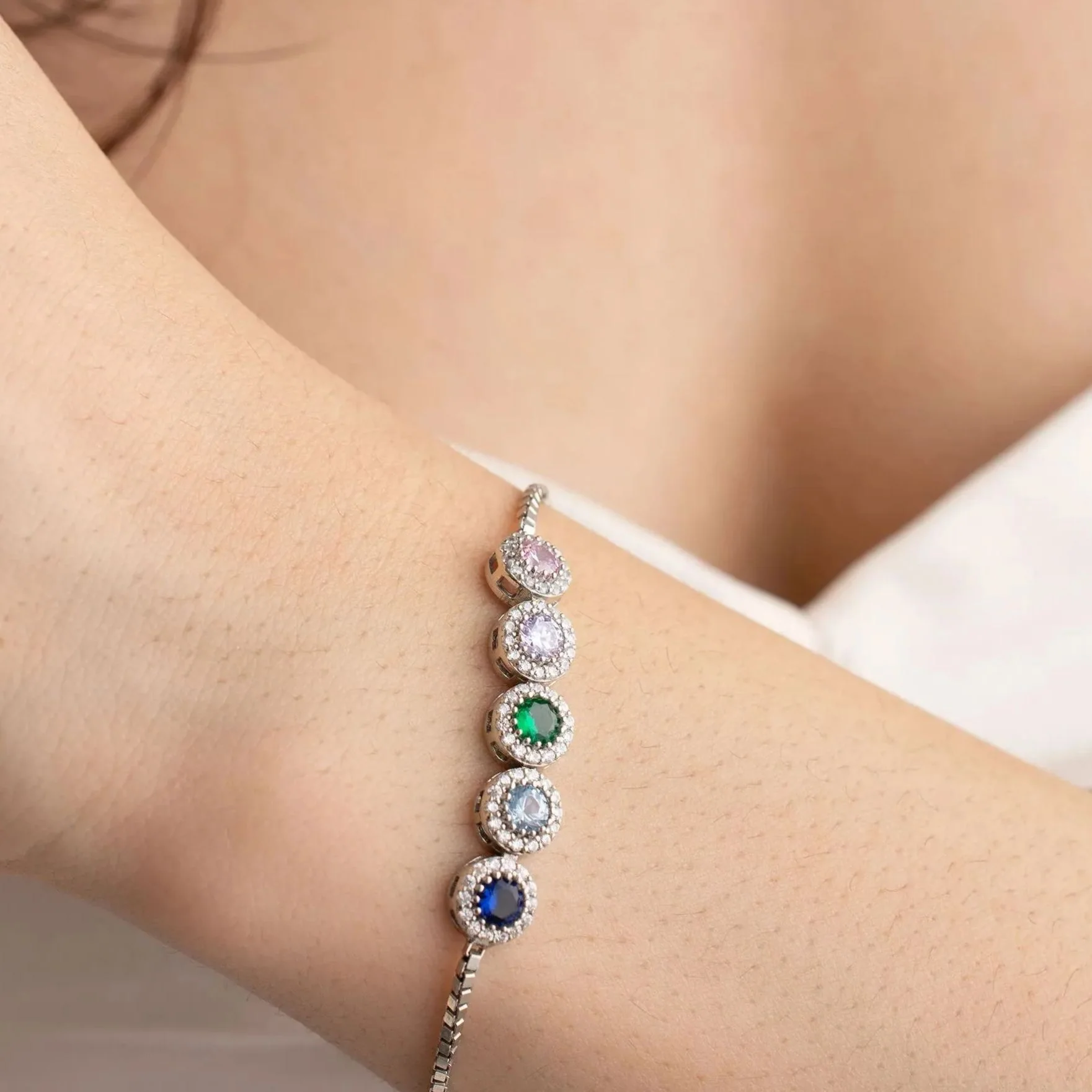 FOR LOVE - CUSTOM BIRTHSTONE BRACELET - Image 4