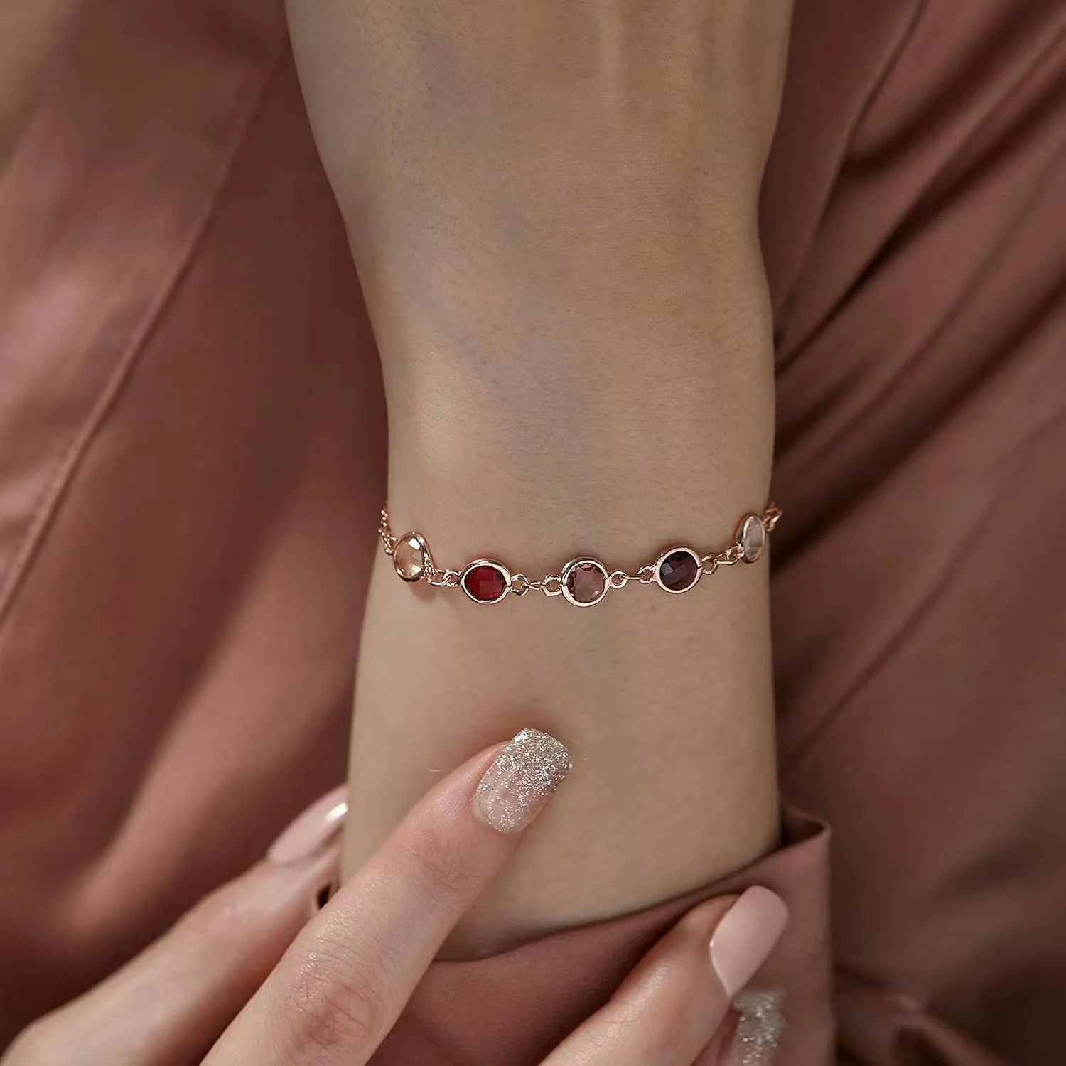 FOR LOVE- FAMILY BIRTHSTONE BRACELET - Image 3