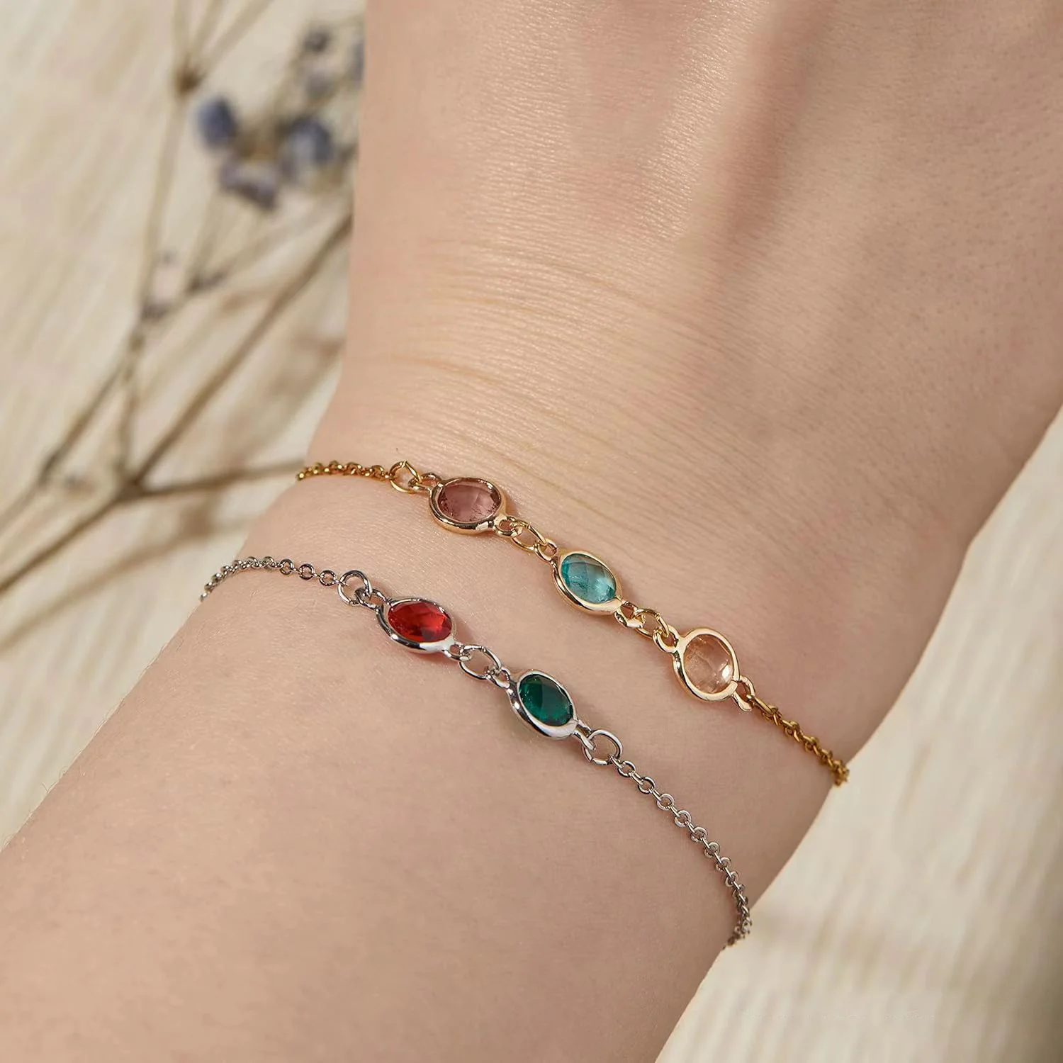 FOR LOVE- FAMILY BIRTHSTONE BRACELET - Image 6