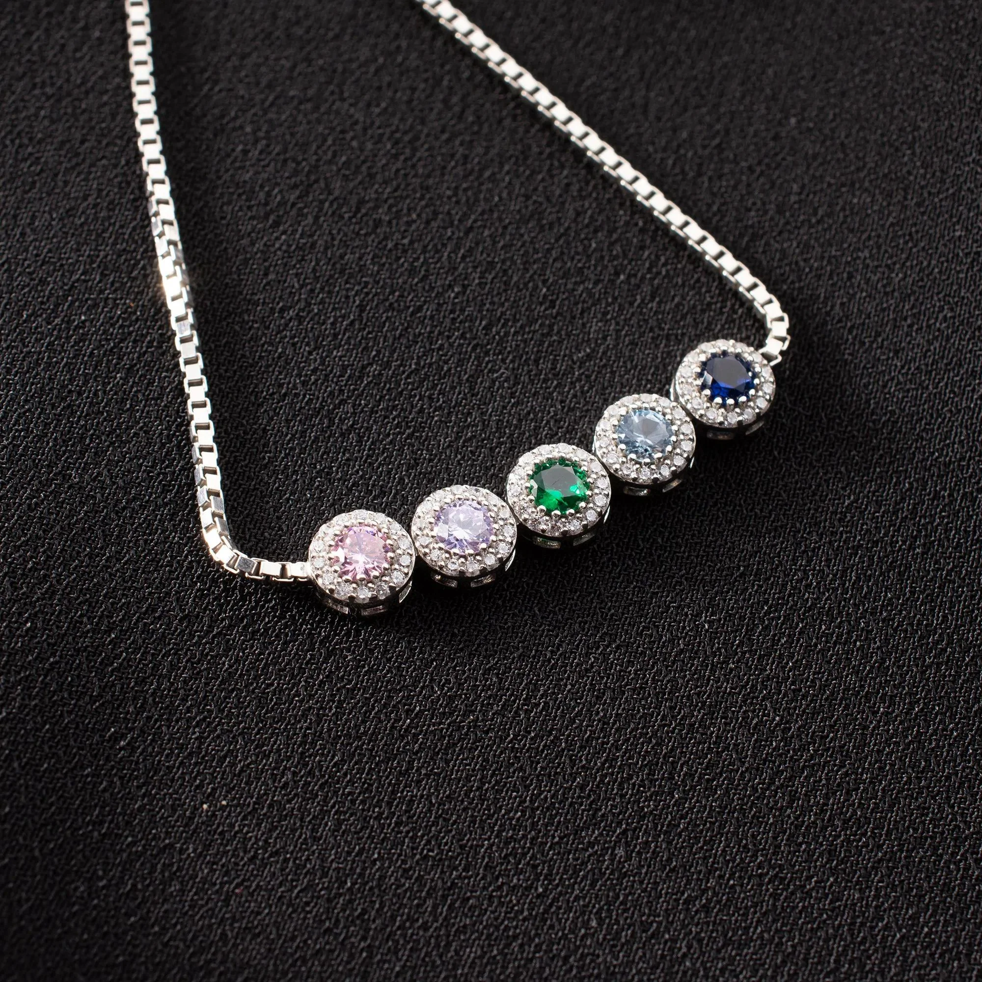 FOR LOVE -  FAMILY CUSTOM BIRTHSTONE  BRACELET - Image 5