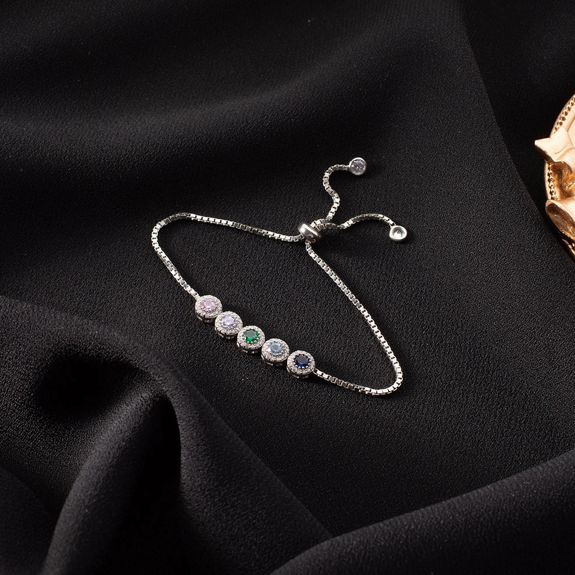 FOR LOVE -  FAMILY CUSTOM BIRTHSTONE  BRACELET - Image 6