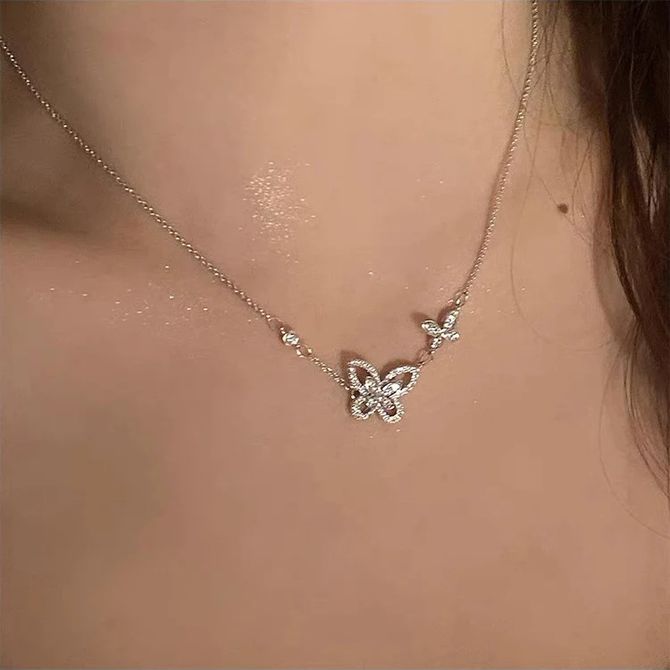 Hot Sale🎁Sparkling Fantasy Butterfly Necklace - Image 6