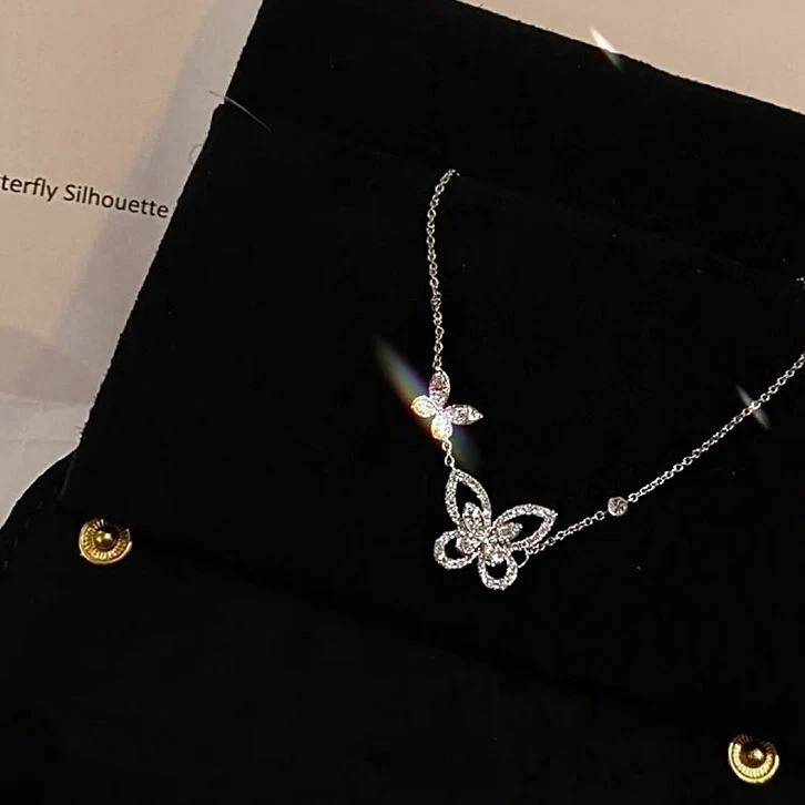 Hot Sale🎁Sparkling Fantasy Butterfly Necklace - Image 8