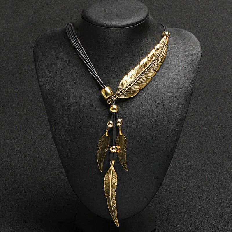 🌊SUMMER HOT SALE✨NATIVE FEATHER WOMEN'S NECKLACE - Image 3