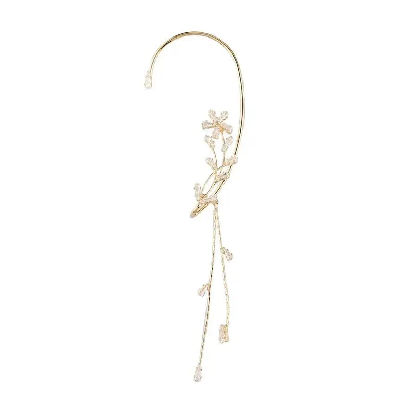 🌸FLOWER TASSEL STYLE ZIRCON EARRINGS - Image 5
