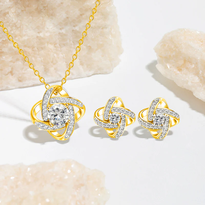 For Daughter - Love You Forever Diamond Knot Necklace - Image 10