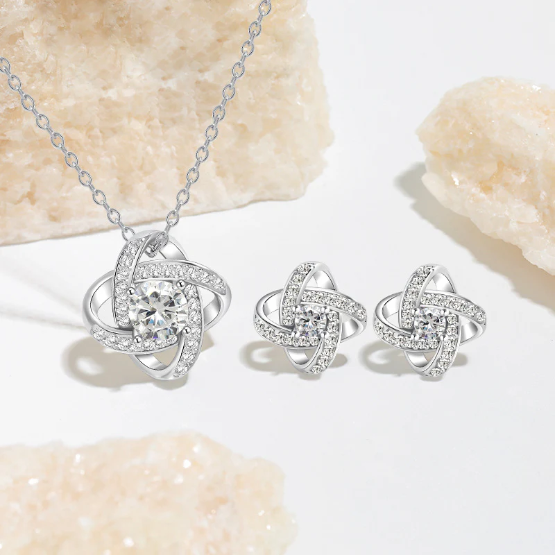 For Daughter - Love You Forever Diamond Knot Necklace - Image 7