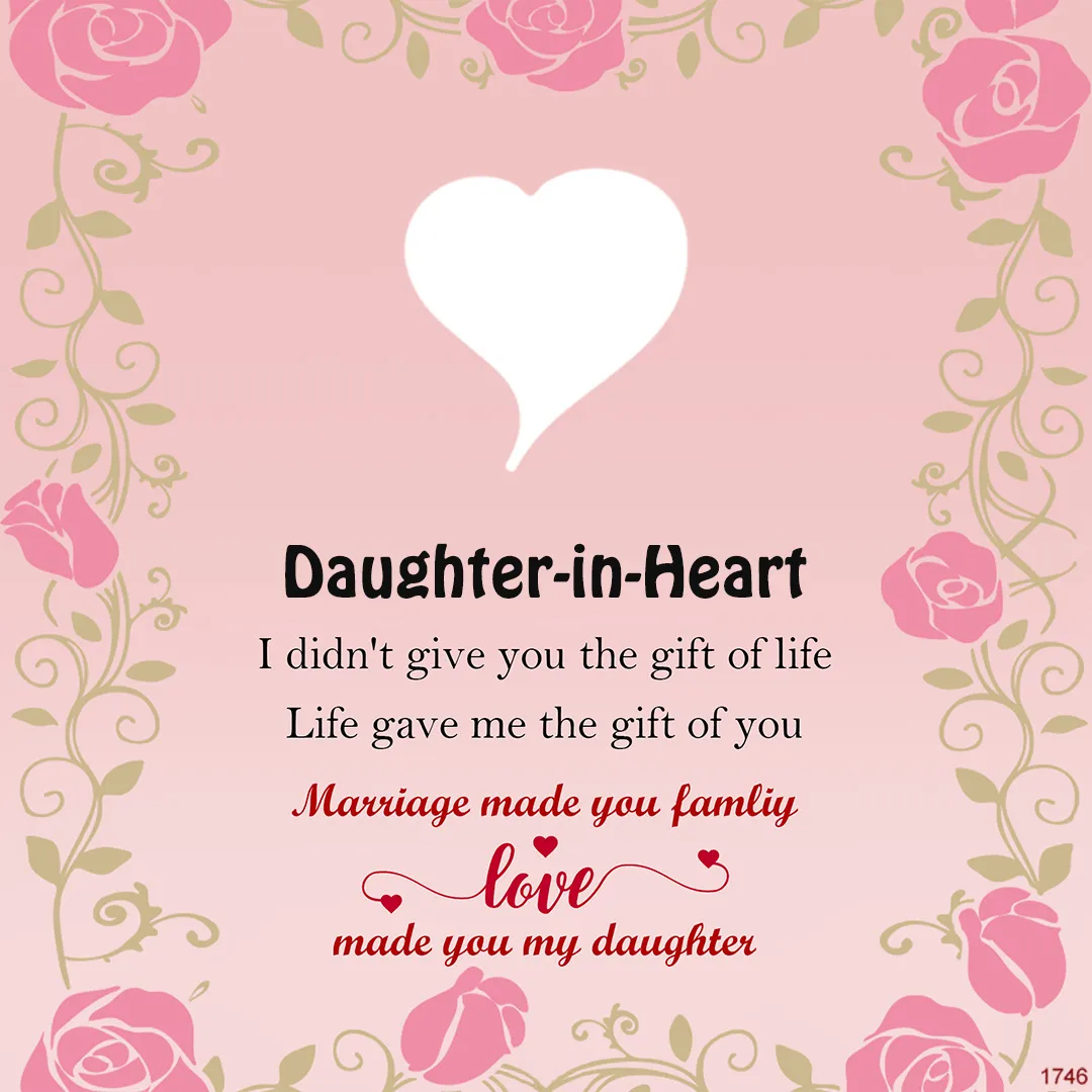 For Daughter-in-Law - Marriage Made You Family Love Made You My Daughter Bangle Bracelet - Image 12